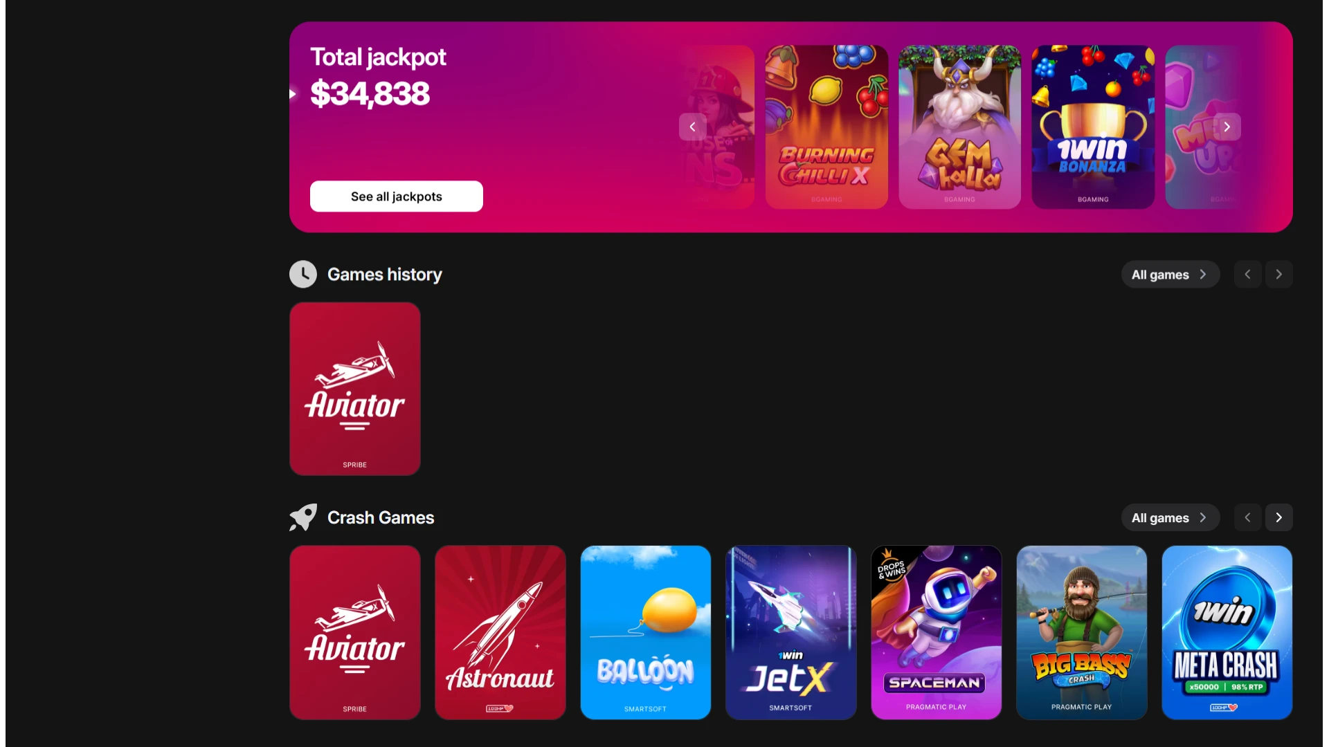 Examine the Aviator game interface at 1win to start betting.