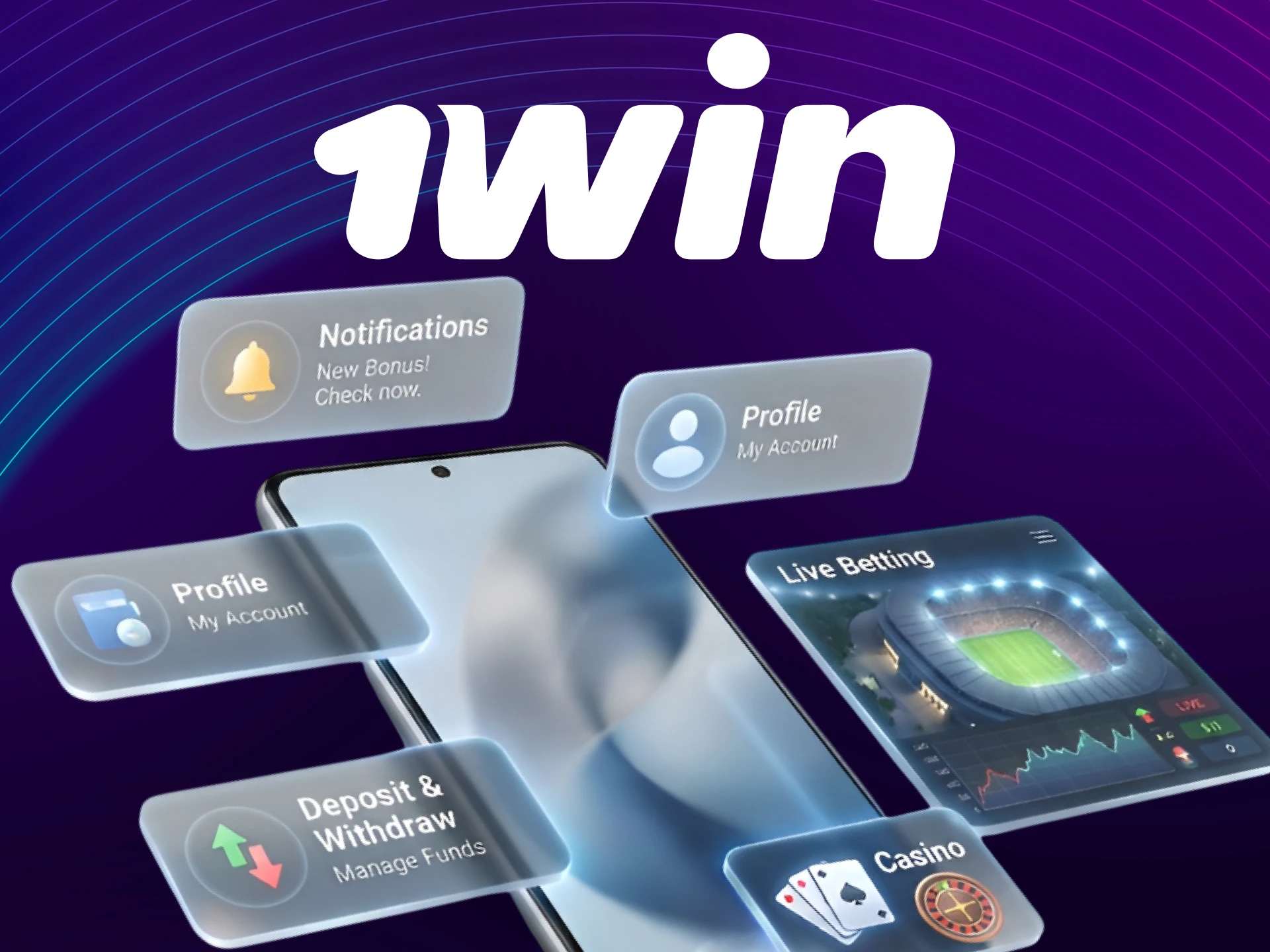 Explore unique 1win Android App features and start winning right now.