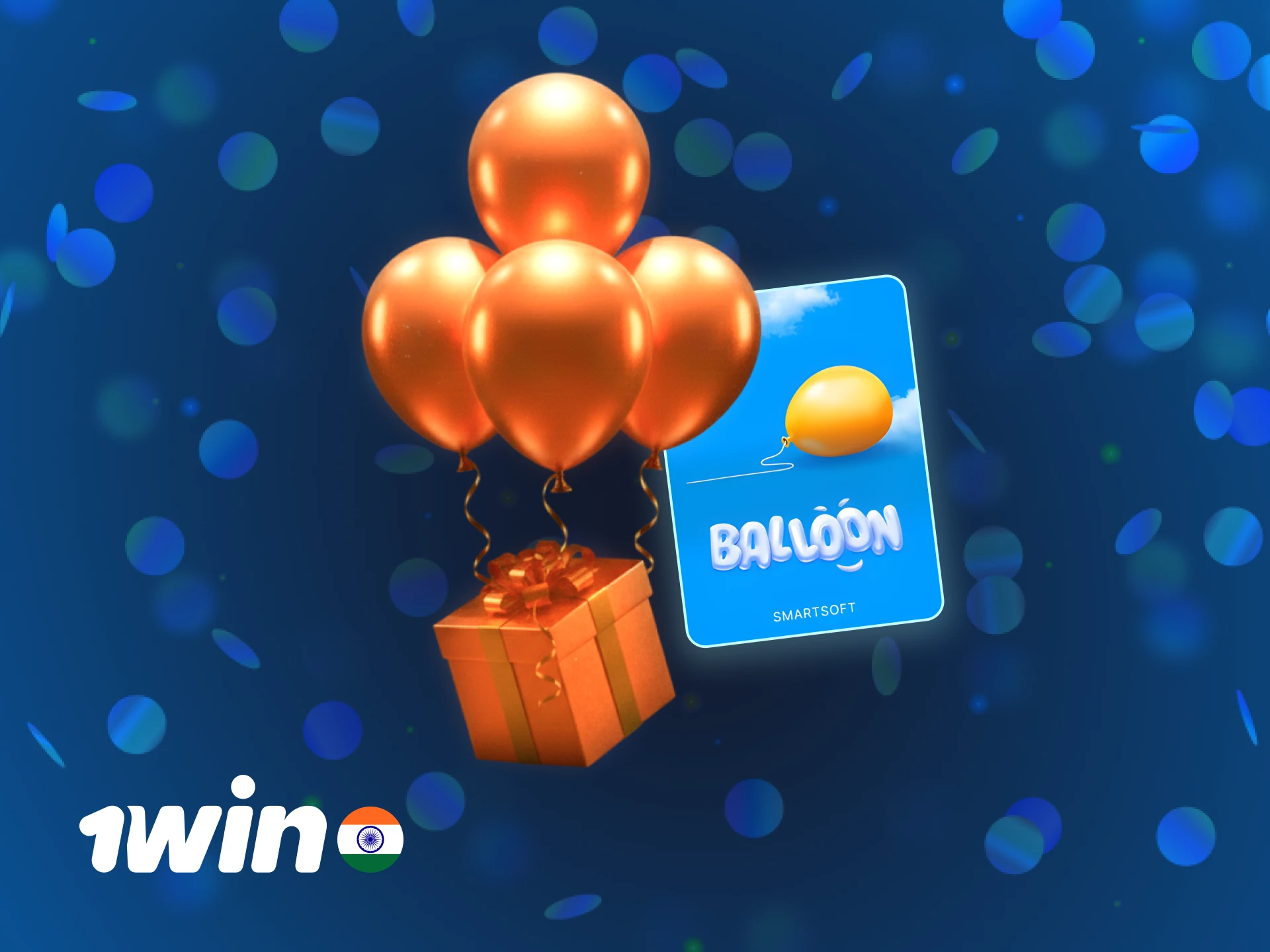 Claim your 1win welcome bonus to play the Balloon game.