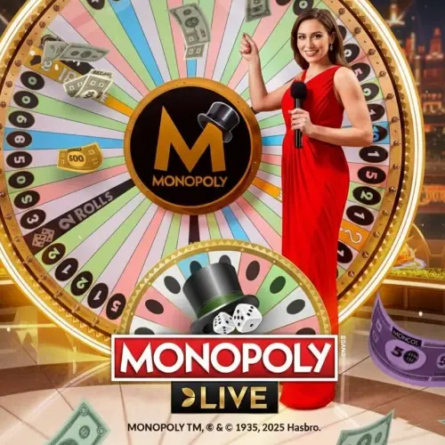 Spin the wheel in Monopoly Live at 1win Casino and win.