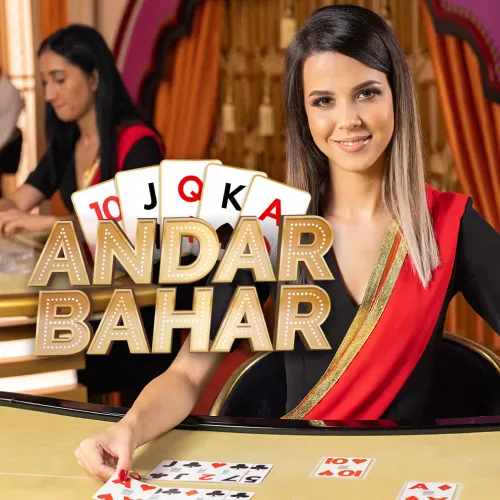 Bet on which side will match the middle card first to win the round of Andar Bahar.