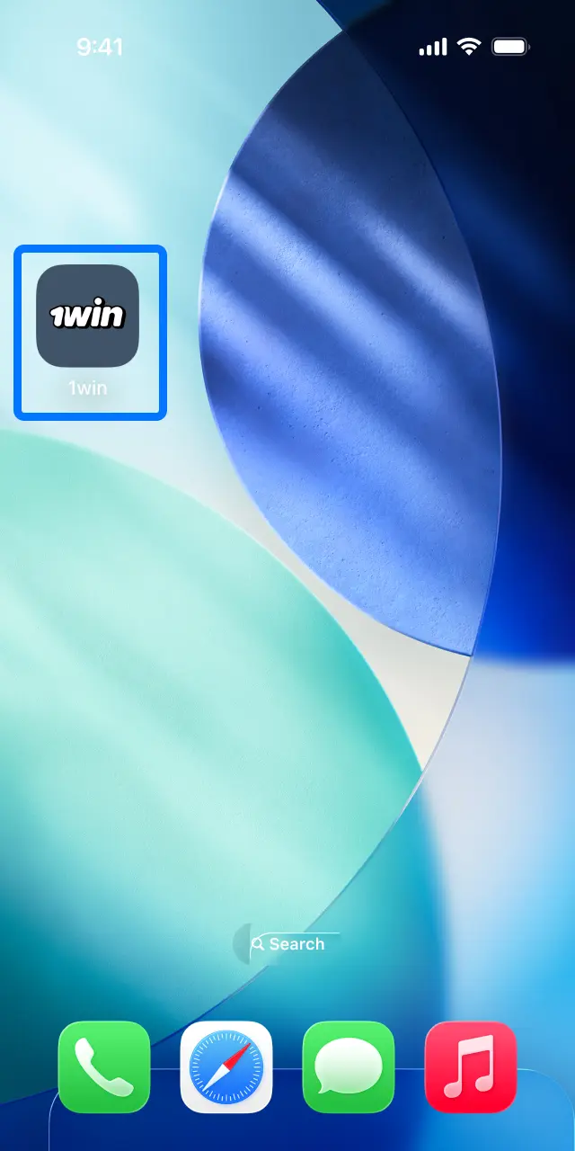 iOS will create the 1win icon on your home screen for convenient one-tap access.