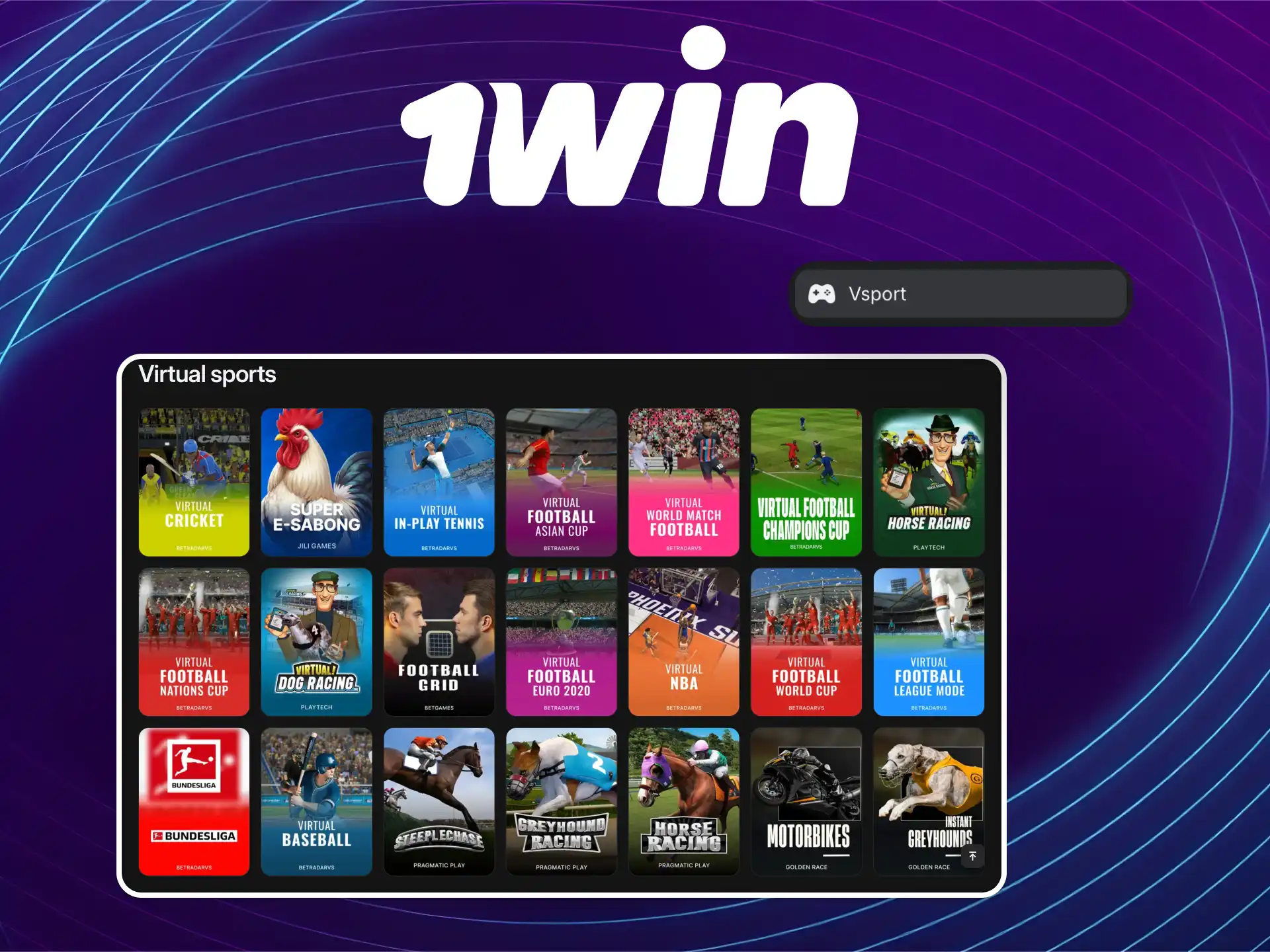 Virtual sports on 1win India with fast results and realistic simulations.