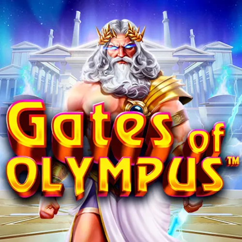 Gates of Olympus slot with 96.50% RTP and cascading multipliers on 1win India.